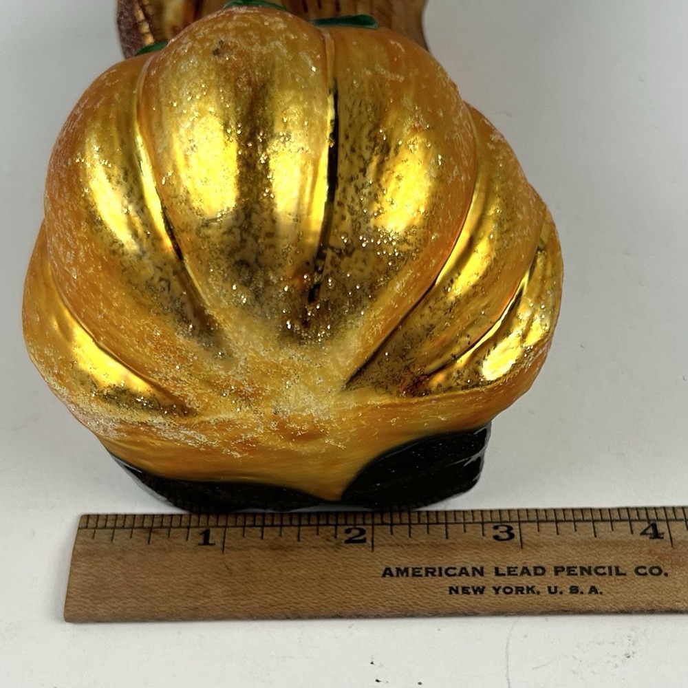 Christopher Radko Sleepy Hollow Head 97-226-0 Scarecrow Pumpkin Ornament - Picture 3 of 8